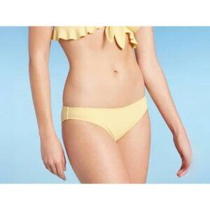 Target Xhiaration Cheeky ribbed bikini Bottoms Yellow size XL 12-14 NEW